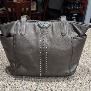 Brighton Silver Studded Tote Bag